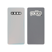 Back Cover White Galaxy S10+ (G975F) (Without logo)