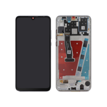 Complete Screen White Huawei P30 Lite (With frame)