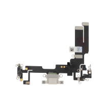 Charging Port Flex Cable White iPhone 14 (ReLife)