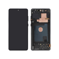 Complete Screen Black Galaxy Note 10 Lite (N770F) (With frame)