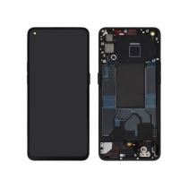 Complete Screen Black OLED Oppo Reno 6 5G (With frame)