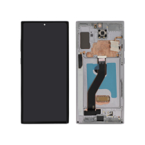 Complete Screen Silver OLED Galaxy Note 10+ (N975F/N976B) (With frame)