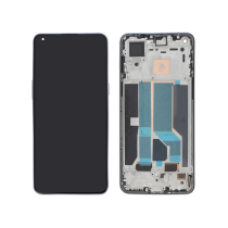 Complete Screen Black OnePlus Nord 2 5G (With frame) (ReLife)