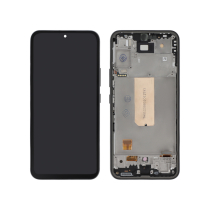 Complete Screen Black OLED Galaxy A54 5G (A546B) (With frame)
