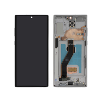 Complete Screen Silver Galaxy Note 10+ (N975F) (With frame)