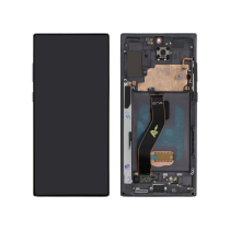 Complete Screen Black Galaxy Note 10+ (N975F) (With frame)