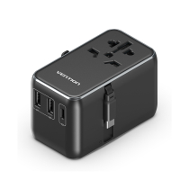 VENTION USB 3 Ports GaN Adapter with USB-C Cable