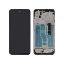 Complete Screen Black Moto G52 (With frame) (ReLife)