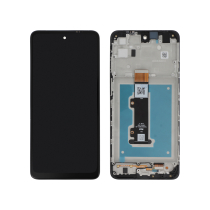 Complete Screen Black Moto E32 (With frame)