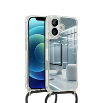 COVERME Case Mirror iPhone 14 Pro Max (Phone Strap Black)