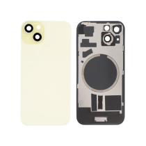 Backcover Yellow iPhone 15 (With MagSafe) (Without Logo)