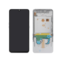 Complete Screen Silver OLED Galaxy A80 (A805F) (With frame)