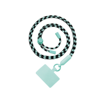 FAIRPLAY Phone strap 120cm FLORA (Light Green/Black)
