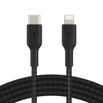 BELKIN Braided USB-C to Lightning Cable 1m (Black)