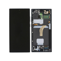 Complete Screen Black Galaxy S22 Ultra (S908)