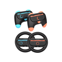 DOBE Kit Grip Controllers & Wheels Nintendo Switch 2 (Blue/Orange) (Pack of 2)