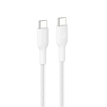 BELKIN Braided PCR USB-C to USB-C Cable 240W 2.0 1m (White)