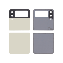 Back Cover Complete Beige Galaxy Z Flip3 5G (F711B) (Without logo)