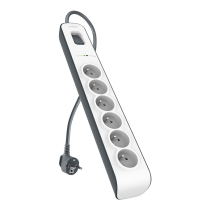 BELKIN Power Strip/Surge Protector 6 outlets (2m)