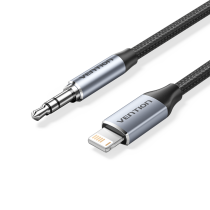 VENTION Braided Cable Lightning to Jack 3.5mm (1m)