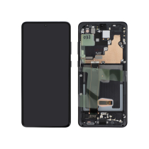 Complete Screen Black Galaxy S20 Ultra (G988B) (Without camera)