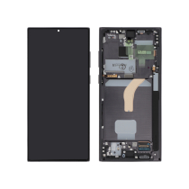 Complete Screen Black Galaxy S22 Ultra (S908)