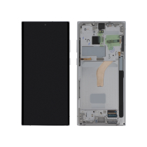 Complete Screen White Galaxy S22 Ultra (S908)