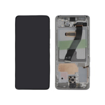 Complete Screen White Galaxy S20 (G980F/G980B) (Without camera)