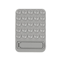 Suction Cup Holder with Built-in Stand (Light Grey)