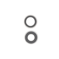 Rear Camera Lens with Frame iPhone 12/12 Mini (White)