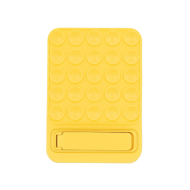 Suction Cup Holder with Built-in Stand (Yellow)