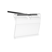 Label Holder with T-Bar (65×40 mm)