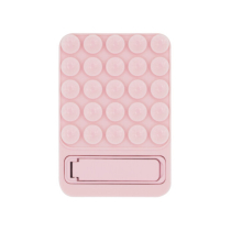 Suction Cup Holder with Built-in Stand (Pink)