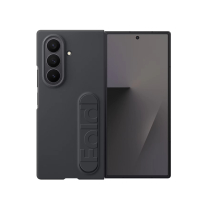 SAMSUNG Silicone Case Lanyard + Protection Film Galaxy Z Fold 7 (Black)