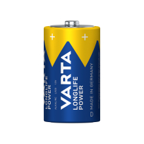VARTA Pack 2 Alkaline Batteries Longlife Power (D)