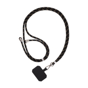 FAIRPLAY Cord Necklace (Black/Gold)