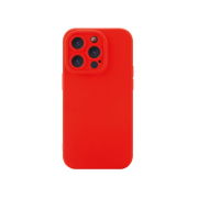 Coque Silicone iPhone 12 (Rouge)