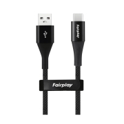 FAIRPLAY COSMOS USB-C Cable Black (2m) (Bulk)