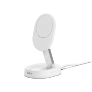 BELKIN Qi2 foldable magnetic charging stand (15W) (White)