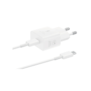 SAMSUNG 25 W USB-C Mains Adaptor + Cable (White)