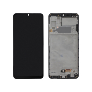 Complete Screen Black Galaxy A32 4G (With Frame) (ReLife)