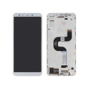 Complete Screen White Xiaomi Mi A2 (with Frame)