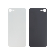 Back Cover White iPhone 8/SE2 (Large Hole) (Without Logo)