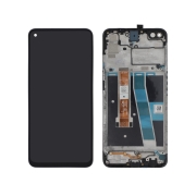 Complete Screen Black Oppo A72 (with Frame) (ReLife)
