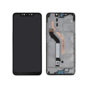 Complete Screen Black Pocophone F1 (With Frame)