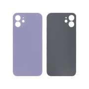 Back Cover Purple iPhone 12 (Large Hole) (Without Logo)