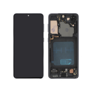 Ecran Complet Gris OLED Galaxy S21 (G991B) (Avec châssis)