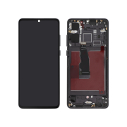 Complete Screen Black OLED Huawei P30 (With Frame)
