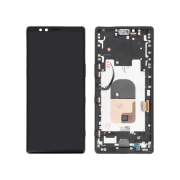 Complete Screen Black Xperia 1 (with frame) (ReLife)