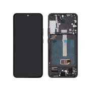 Complete Screen Black OLED Galaxy S22+ (S906B) (With Frame)
